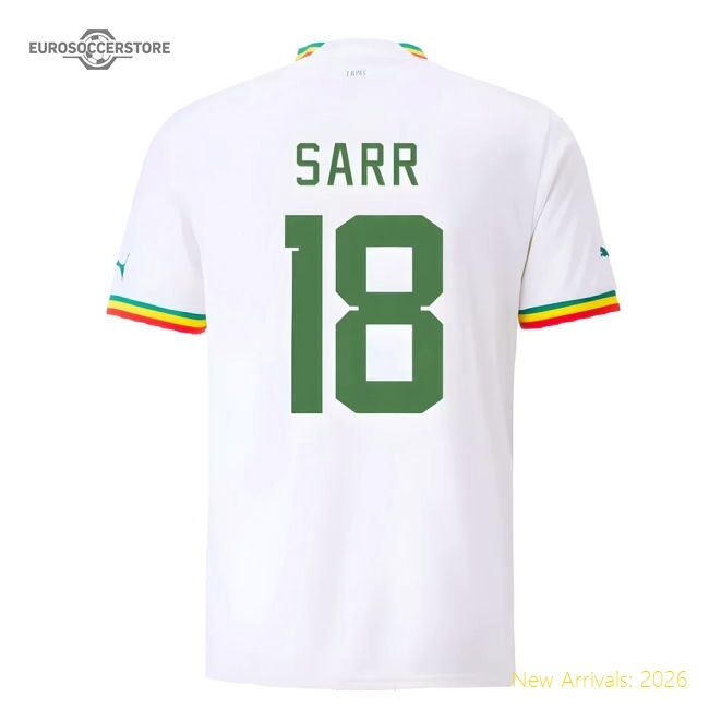 Elite Senegal Sarr 20222023 Home Jersey () Modern Classic