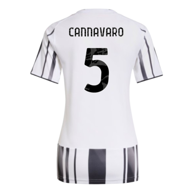 Womens Unique Juventus Home Unique Shirt 2025-2026 (Cannavaro 5) (1)