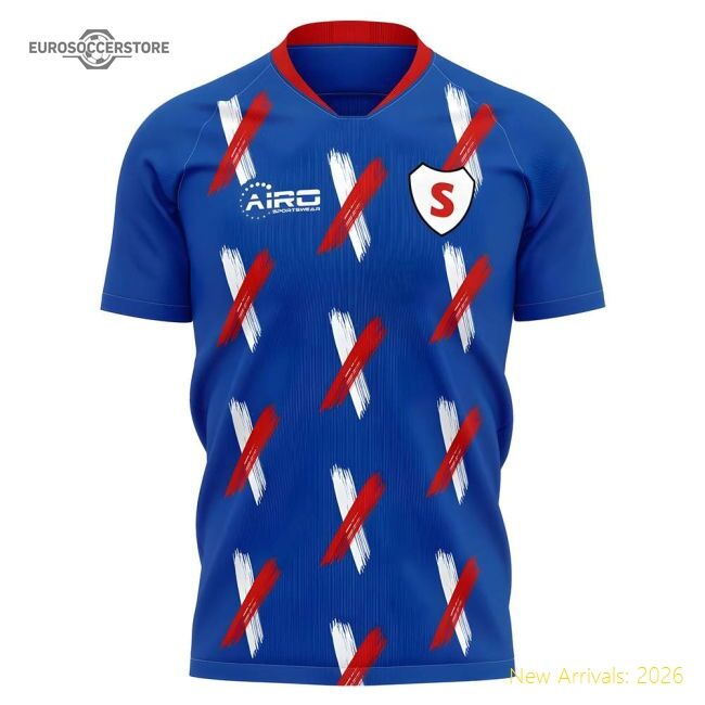 Authentic 2025-2026 Stockport Home Concept Football Shirt - Premium