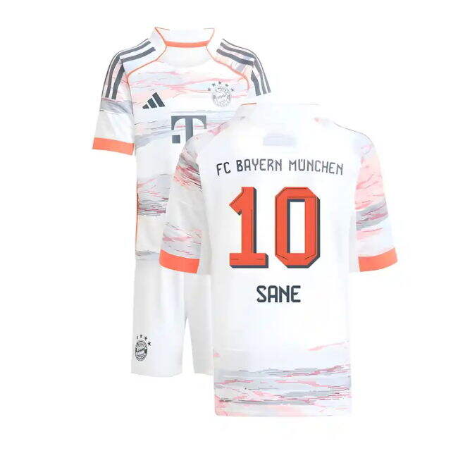 Enthusiastic Bayern Bayern Munich Away Mini Kit Sane #10 Match Qua...