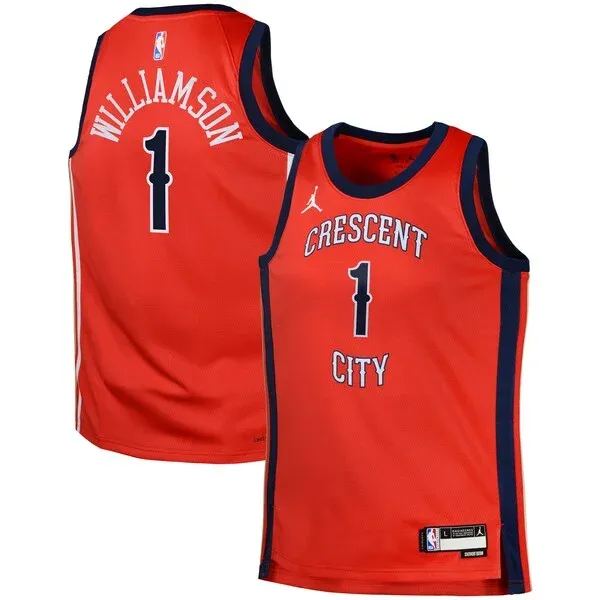 Zion Williamson NOP Swingman Jersey - contemporary high-quality - Red