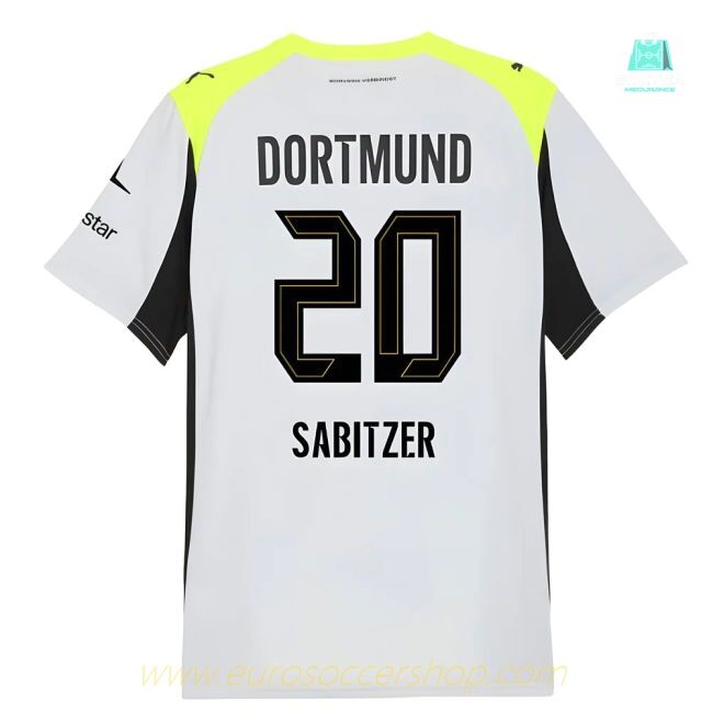 2025-2026 Borussia Dortmund Away Shirt (Sabitzer 20)
