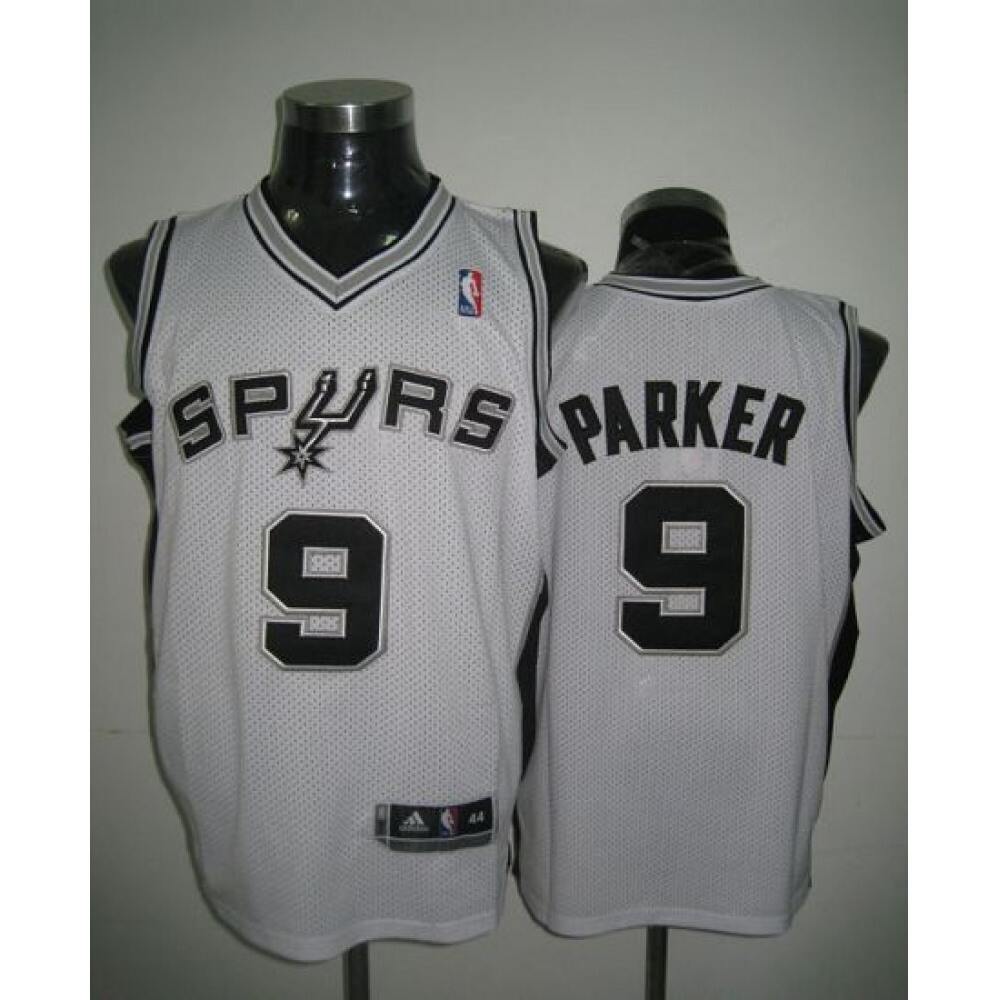 Revolution 30 Spurs #9 Tony Parker White Stitched NBA Jersey