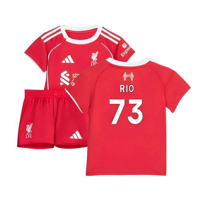 football shirt 2025-2026 Liverpool Home Baby Kit (Rio 73)