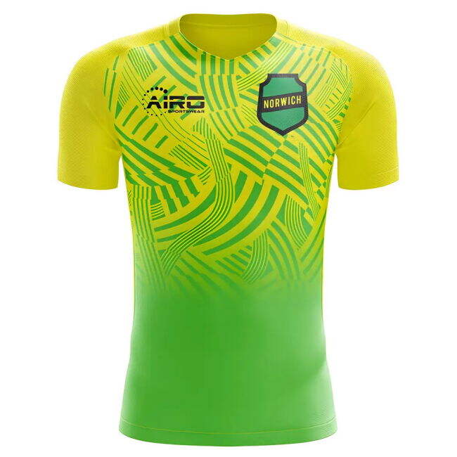2025-2026 Norwich Home Concept Football Shirt - Womens