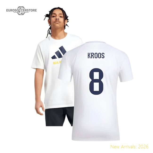 First-class 2025-2026 Real Madrid Seasonal Graphic Tee (white) (kro