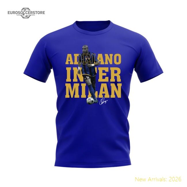 Adriano Inter Milan Player Tee (blue) - Supporter Edition