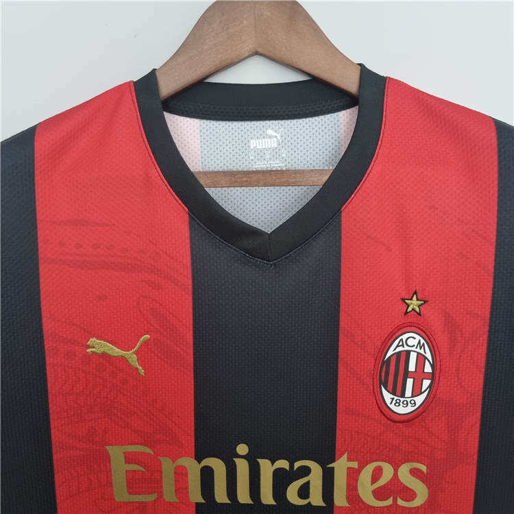 Cheap AC Milan 2223 Red Soccer Jersey Football Shirt - Official