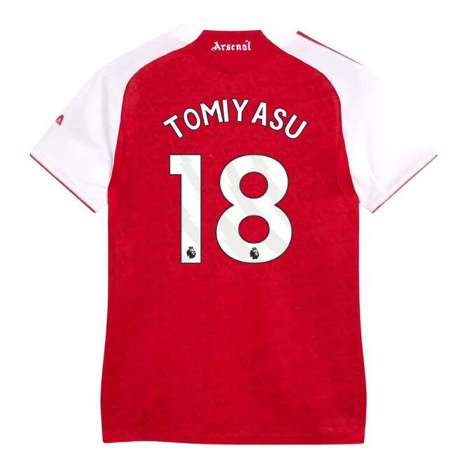 2025-2026 Arsenal Authentic Home Shirt (Womens) (Tomiyasu 18) (Coll...