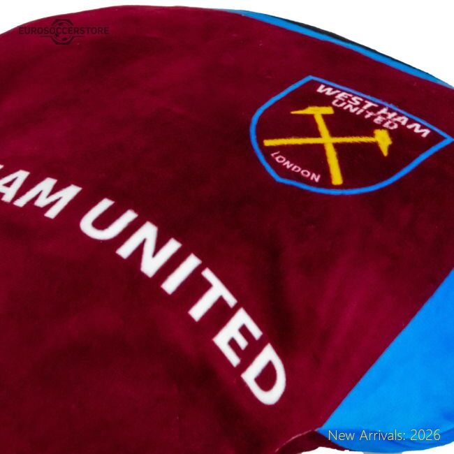 Premium-grade West Ham United Fc Shirt Cushion - Collectors Item