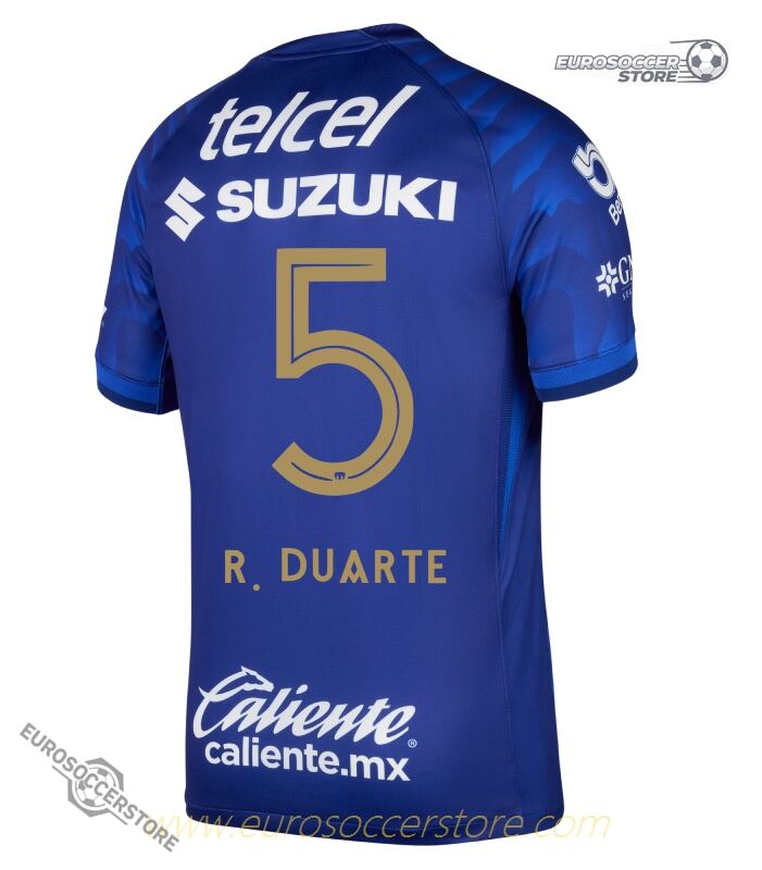 Away Jersey of Pumas UNAM: R. DUARTE 5, 25-26 Season Version