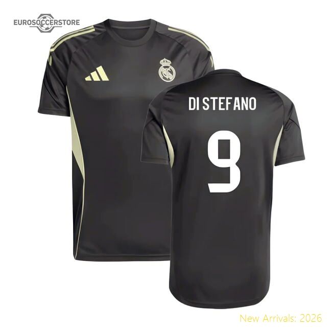 2025-2026 Real Madrid Training Jersey (utility Grey) (di Stefano 9)