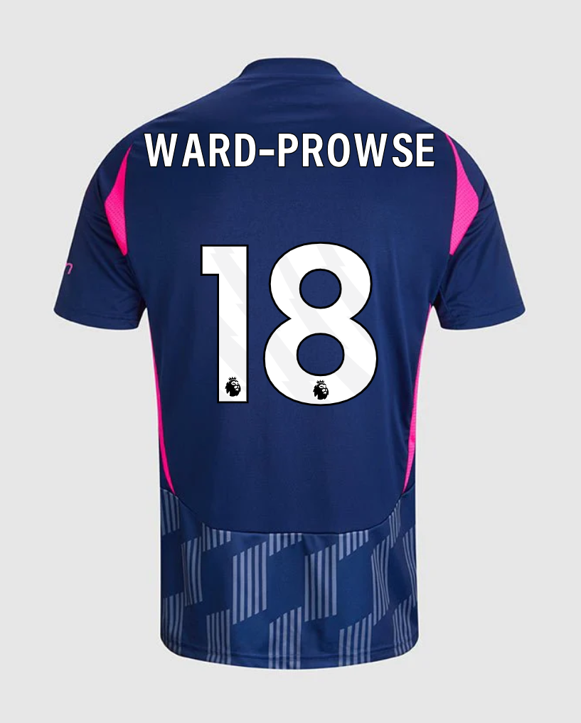Nottingham Forest 24-25 Away Jersey with Ward-Prowse's No. 18