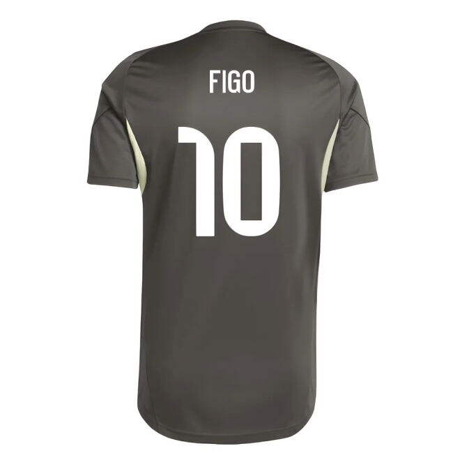 2025-2026 Real Madrid Training Jersey (Utility Grey) (Figo 10)