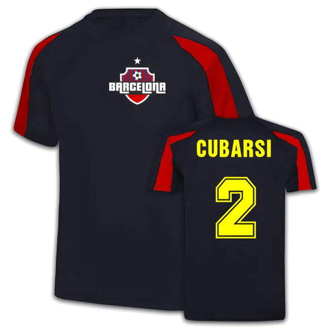 Pau Cubarsi Barcelona Sports Training Jersey - Match Day Ready - Pe...