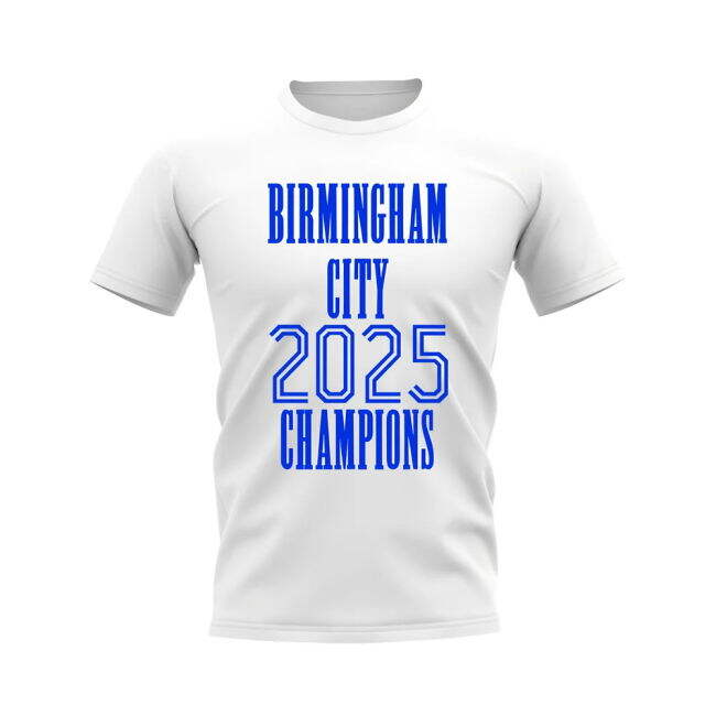 Birmingham City 2025 Champions football T-Shirt (Men
