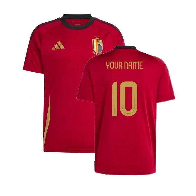 Authentic 2024-2025 Belgium Home Performance Breathable Team