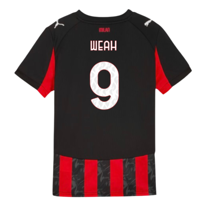 2025-2026 Home Shirt by AC Milan (Kids