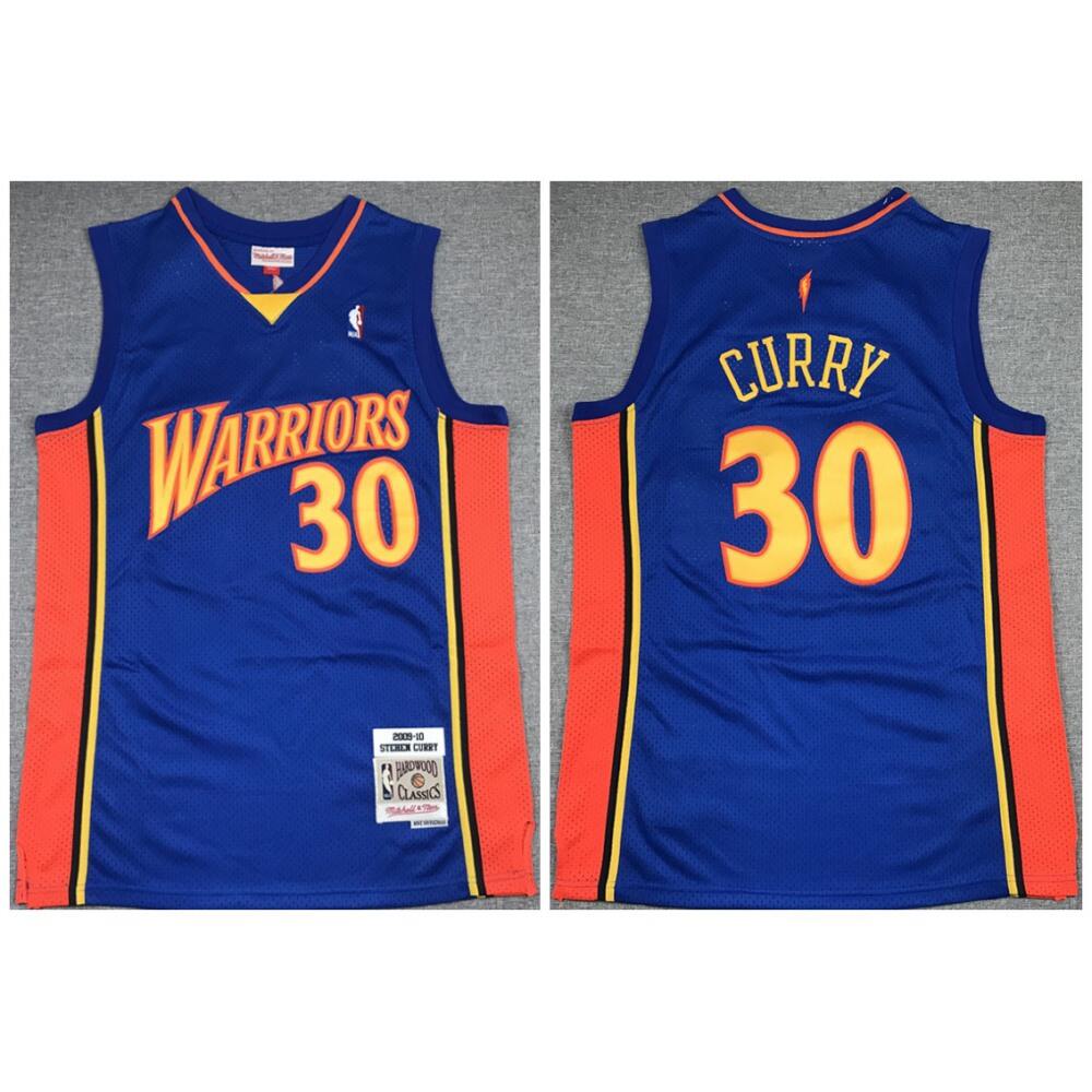 Pro Grade Stephen Curry30 Golden State Warriors Jersey Blue -