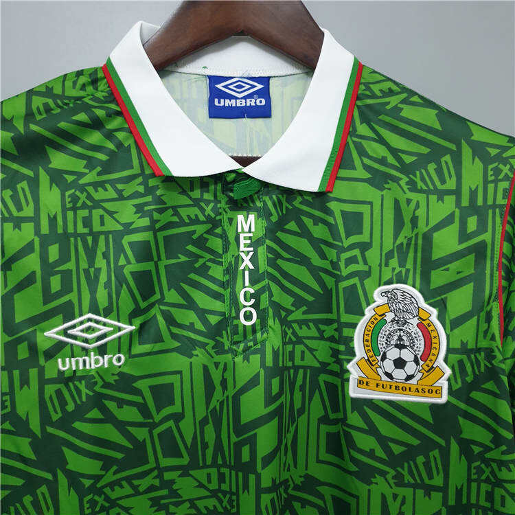 MEXICO RETRO SHIRT 1994 HOME SOCCER JERSEY FOOTBALL SHIRT - Official