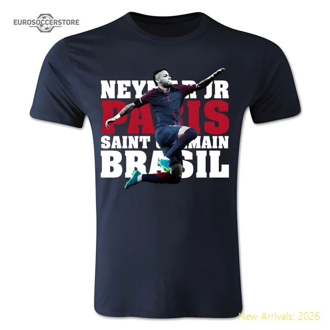 Professional-Grade Genuine Neymar Jr Psg T-Shirt (Navy)