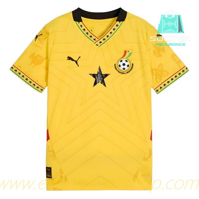Player Version 2024-25 Collection Ghana Away Kit Youth Version