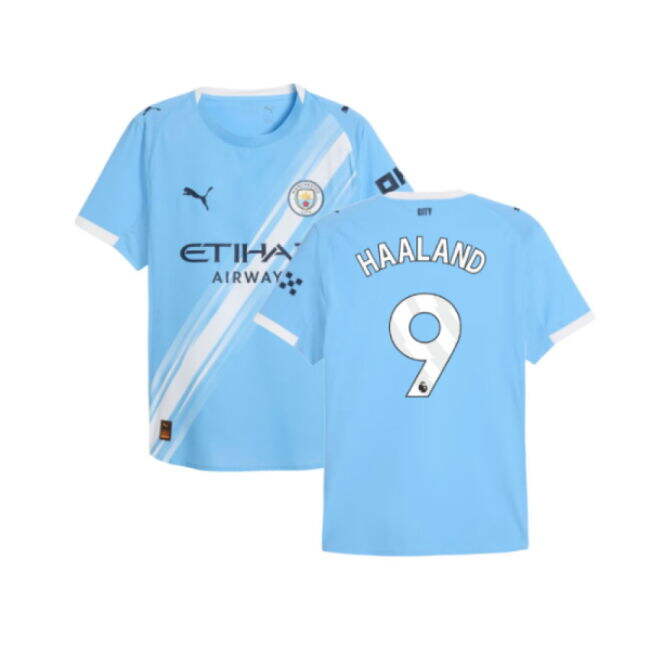 2025-20 Man City Home Jersey Haaland #9 Edition L M S