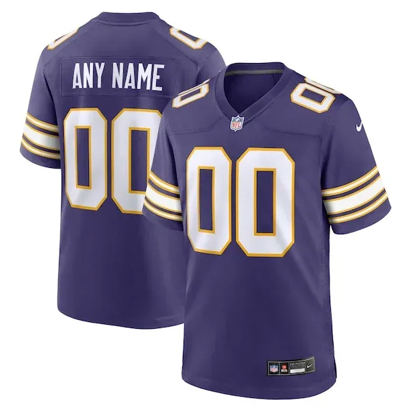 None Game NFL Jersey - Purple | Game-Day Football Apparel | NFL Footba