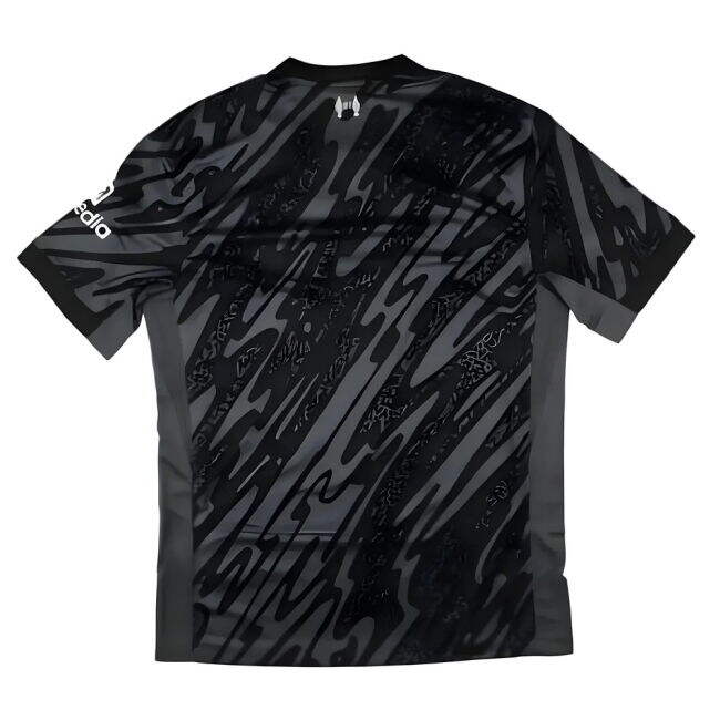 Liverpool Authorized 2024-2025 Liverpool Home Goalkeeper Shirt (Black)