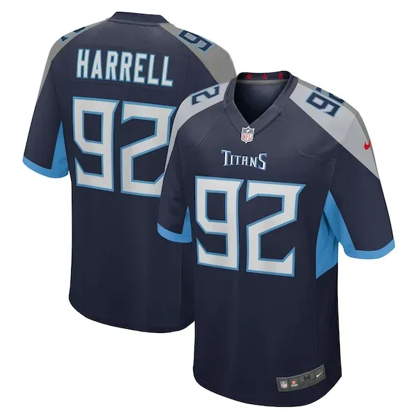 None Jaylen Harrell Game Jersey - Navy | NFL Player Jersey | NFL Footb