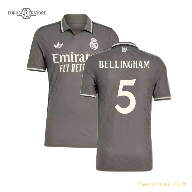 2024-2025 Real Third Match-ready Jersey Bellingham Advanced Textile