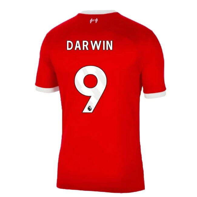 Genuine Great Deal - 2023-2024 LIV Home EPL Shirt Darwin 9 Adults#999