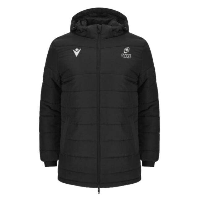Vintage 2023-2024 Cardiff Blues Rugby Padded Jacket (Black) for Wor...