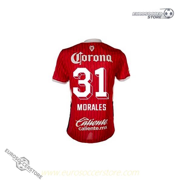 Toluca's 24-25 Home Jersey Featuring Morales #31