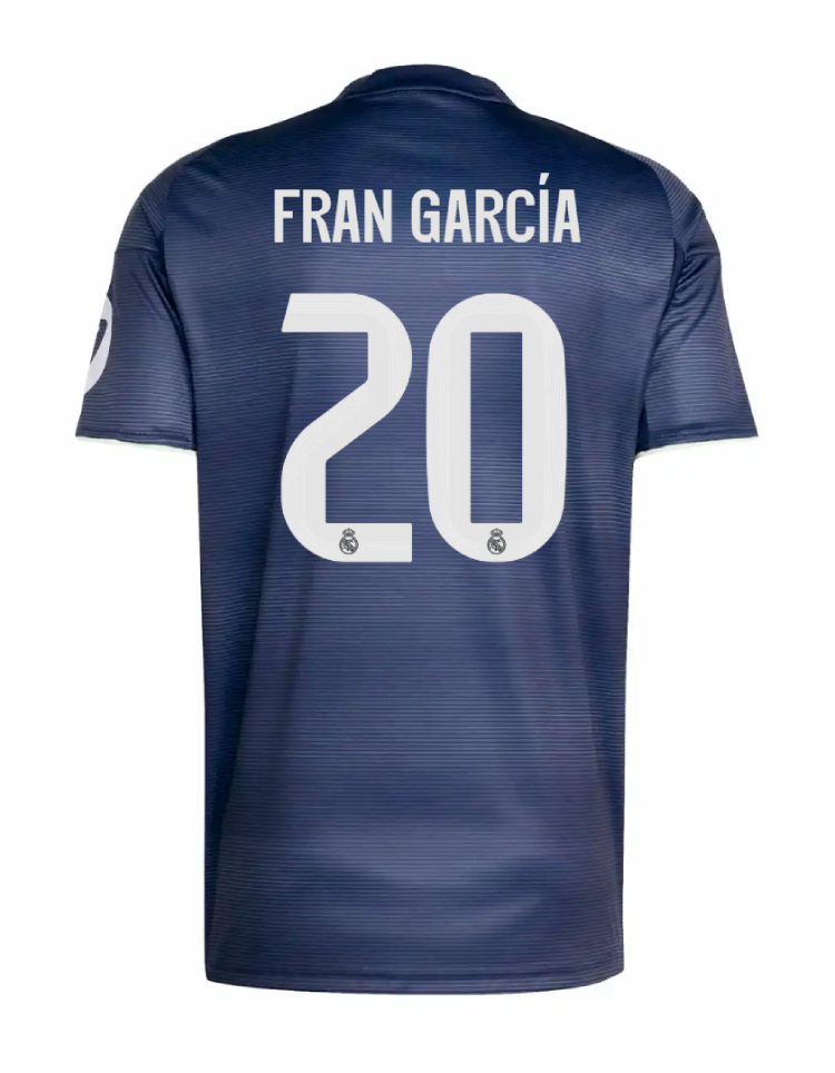 Fran García's 2025-26 Away Jersey for Real Madrid, Version 20