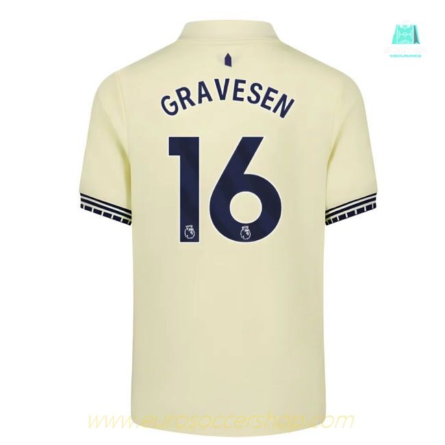 2025-2026 Everton Away Shirt - Kids (Gravesen 16)