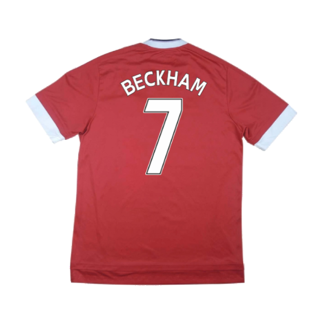 Manchester United 2015-16 Home Shirt (Excellent) (Beckham 7)