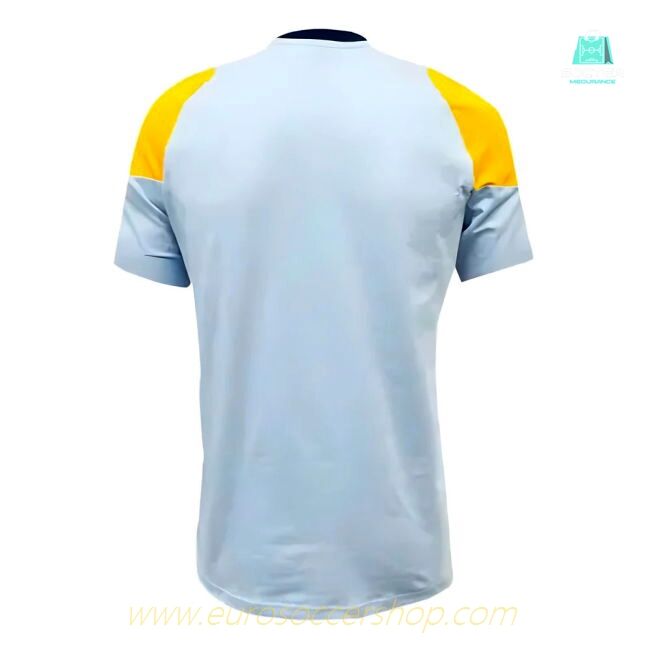 2024-2025 Real Madrid Training Tee (Glow Blue) (Benzema 9)