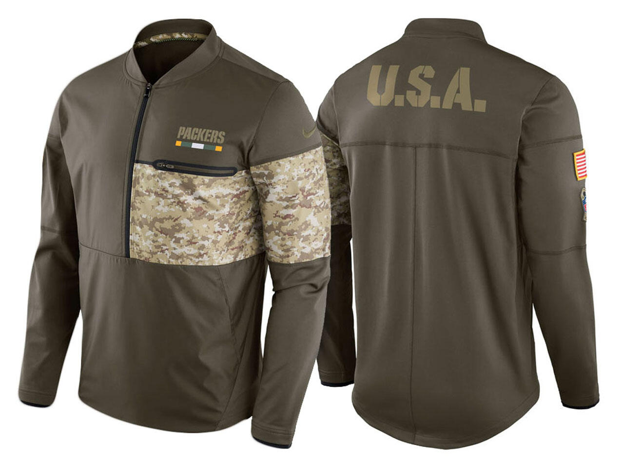 Authentic GB #None Green None Jersey NFL Jersey Mens sports apparel