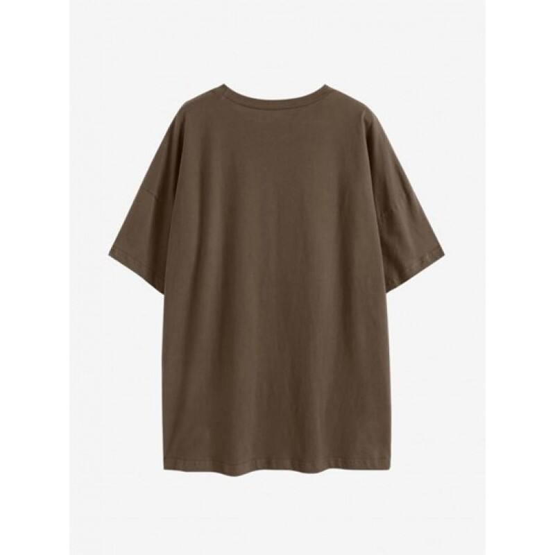 Sketch Women Print Drop Shoulder T Shirt OC7768