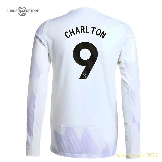 Premium 2025-2026 Man Utd Authentic Long Sleeve Away Shirt (charlton