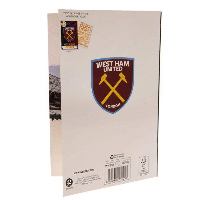Fan Quality West Ham Home Supporter Shirt (Adults) (1)