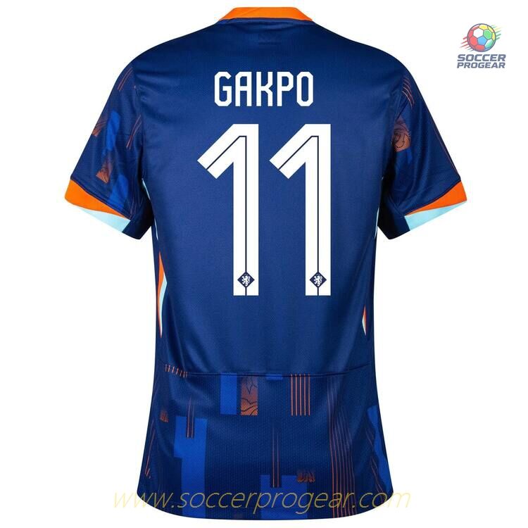 Netherlands 2024/25 Collection Away Football Soccer Shirt Gakpo
