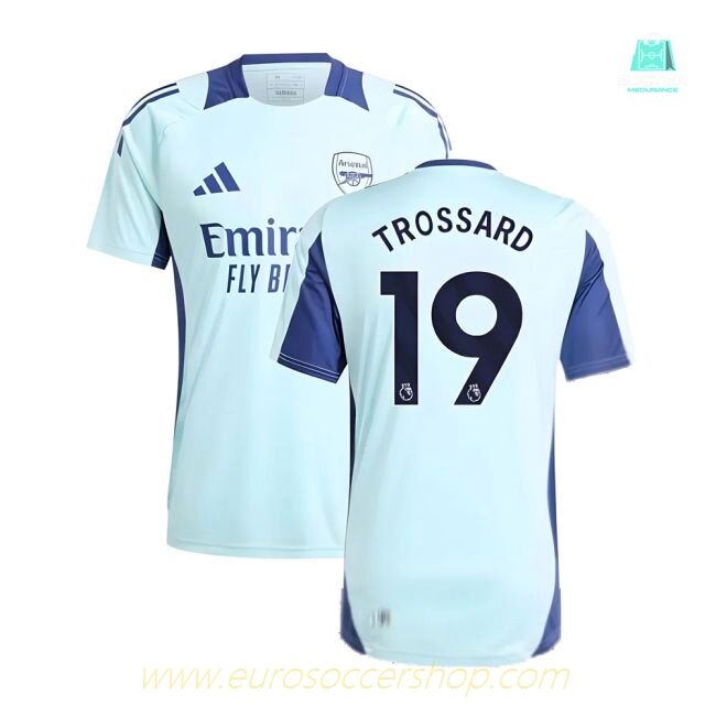 2024-2025 Arsenal Training Jersey (Clear Aqua) (Trossard 19)