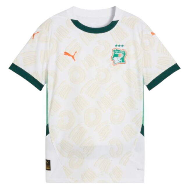 Kids Ivory Coast Away Jersey 2024-2025