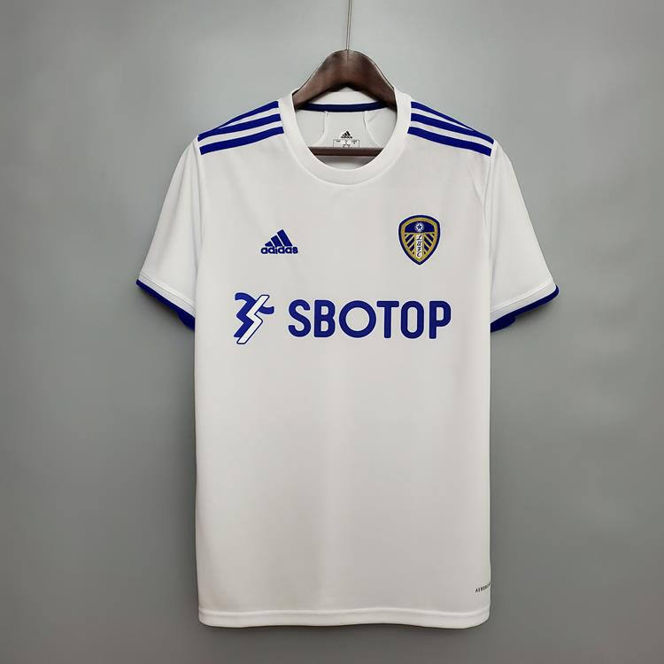 LEEDS UNITED FC 20-21 HOME WHITE SOCCER JERSEY FOOTBALL SHIRT -