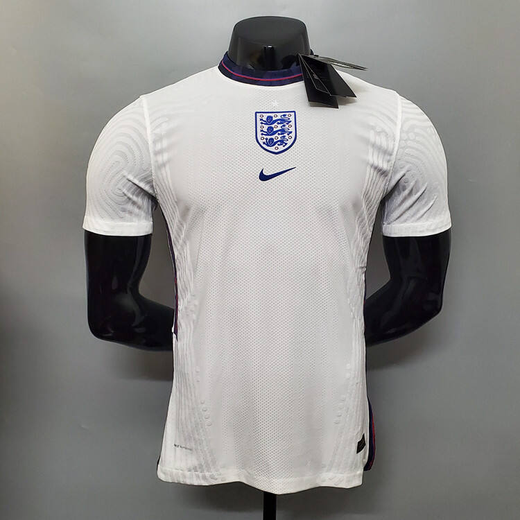 Euro 2020 England Home Kit Soccer Shirt White Football Shirt Player