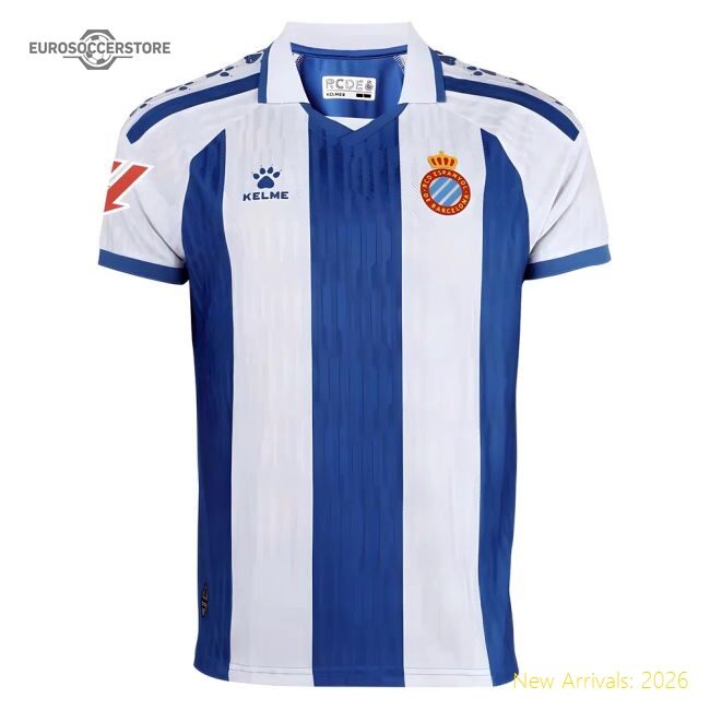 Best-Selling Genuine 2025-2026 Rcd Espanyol Home Shirt