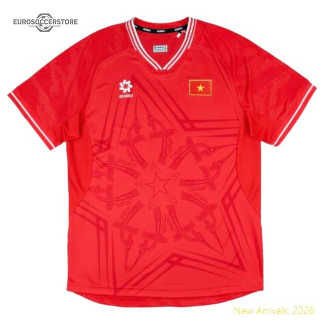 Vietnam 20232024 Home Top Shirt Lightweight Quickdry