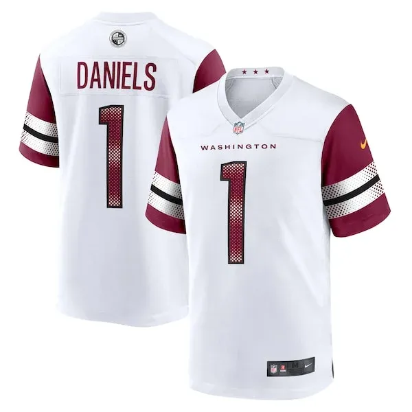 None Jayden Daniels Game Jersey - White | NFL Player Jersey | NFL Foot
